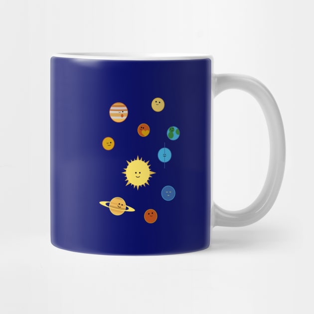 Cute planets (incl Pluto!) by Markadesign